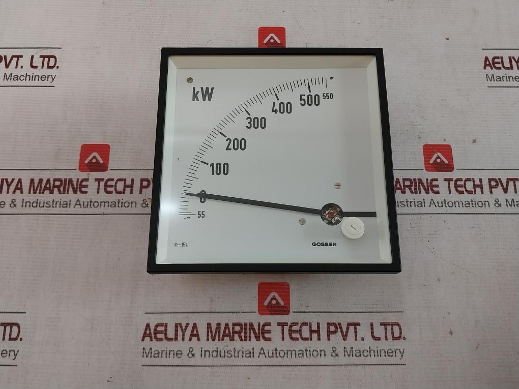 Gossen 1620P Analog Panel Meter Kw Kilowatt Glf550,00Gmk13Ls009Mg001