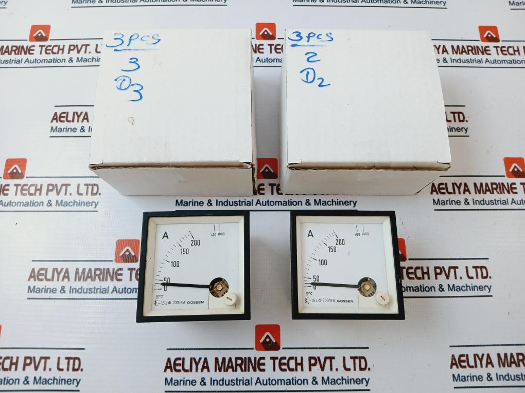 Gossen 200/5A Ammeter 0-200/1000A