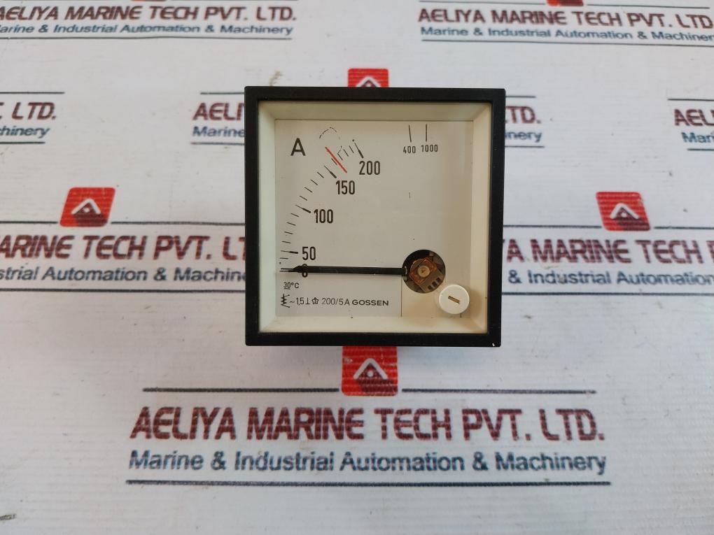 Gossen 200/5A Analog Ammeter