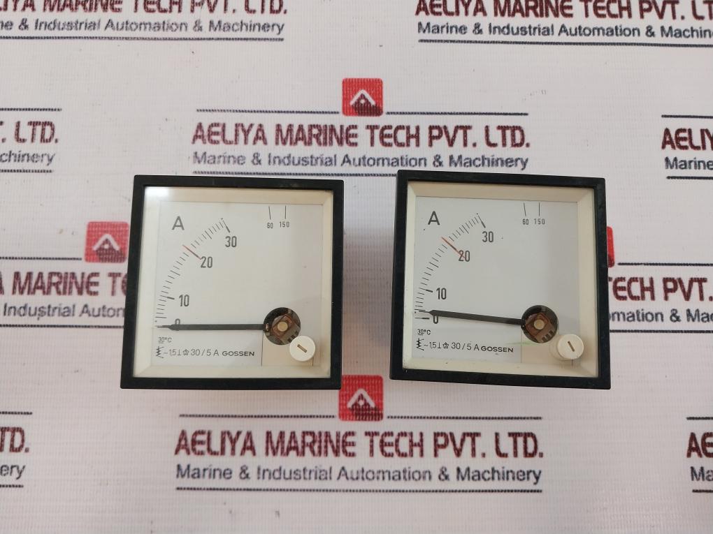 GOSSEN 30/5A Analog Ammeter 1601E4180N12N08 B28 5A U5