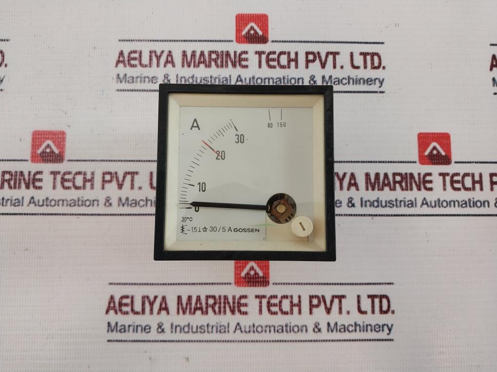 GOSSEN 30/5A Analog Ammeter 1601E4180N12N08 B28 5A U5