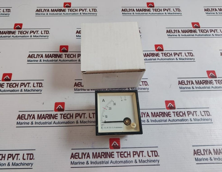 Gossen 30/5A Analog Ammeter 0-30/150 A 1601E4180N12N08
