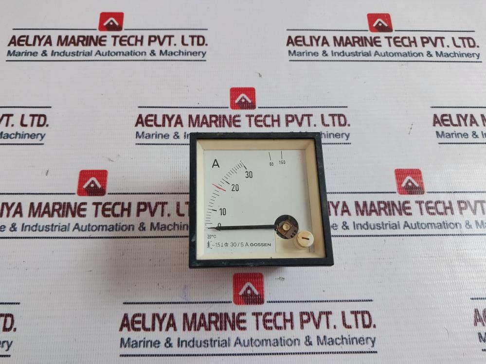 Gossen 30/5A Analog Ammeter 0-30/150 A 1601E4180N12N08