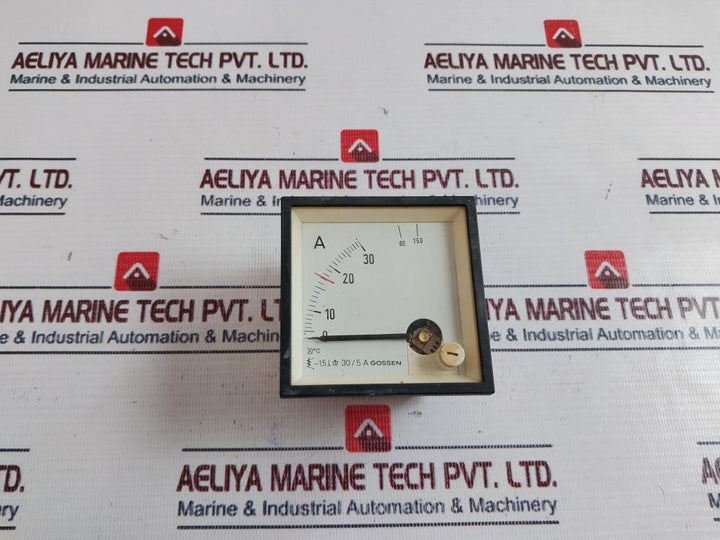 Gossen 30/5A Analog Ammeter 0-30/150 A 1601E4180N12N08