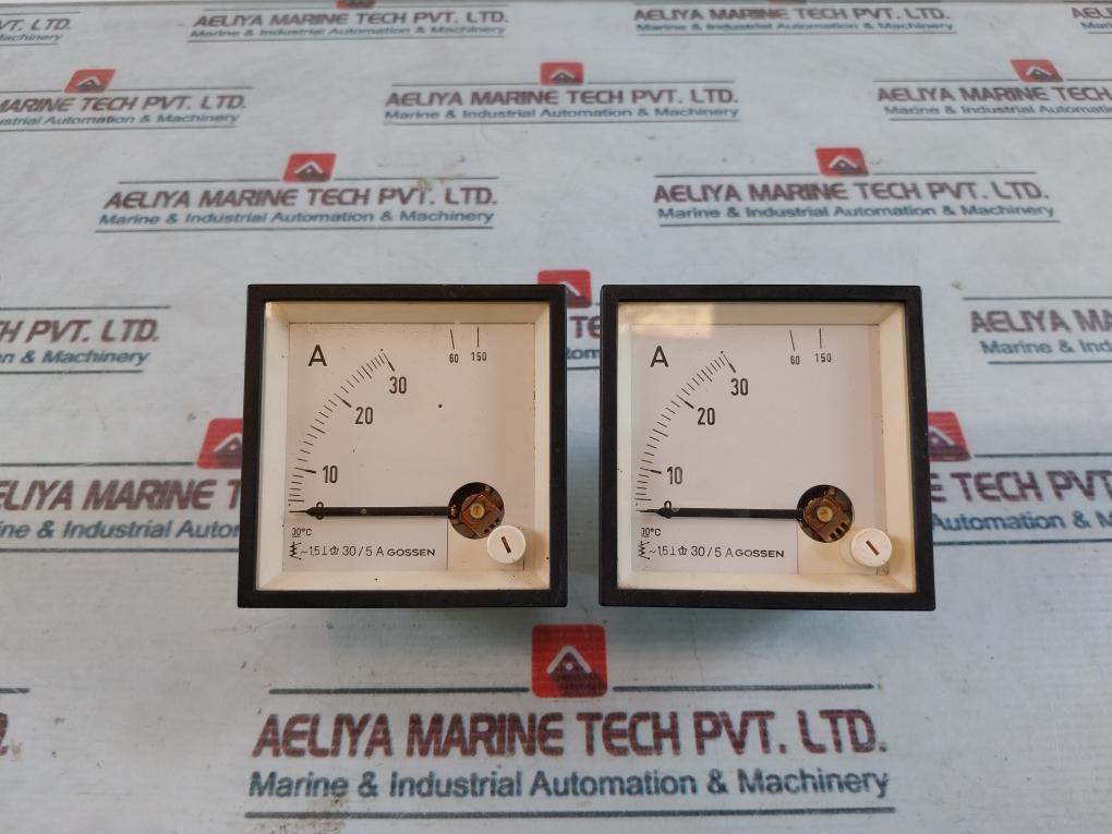 Gossen 30/5A Analog Ammeter 0-30/150 A