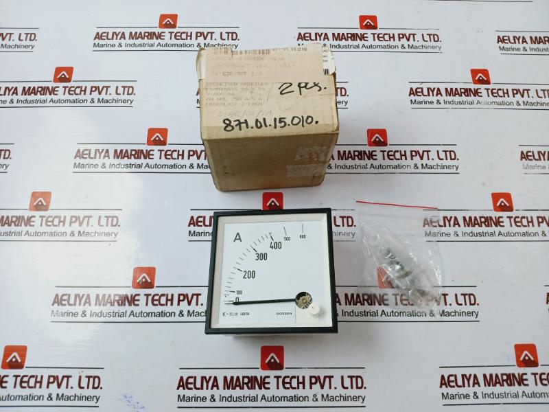 Gossen 400/5A Panel Ammeter 0-400/800A