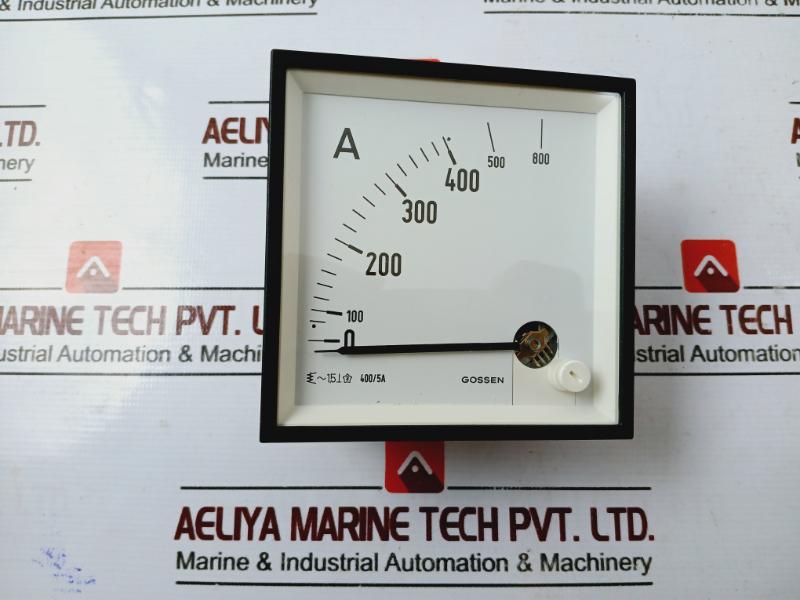 Gossen 400/5A Panel Ammeter 0-400/800A