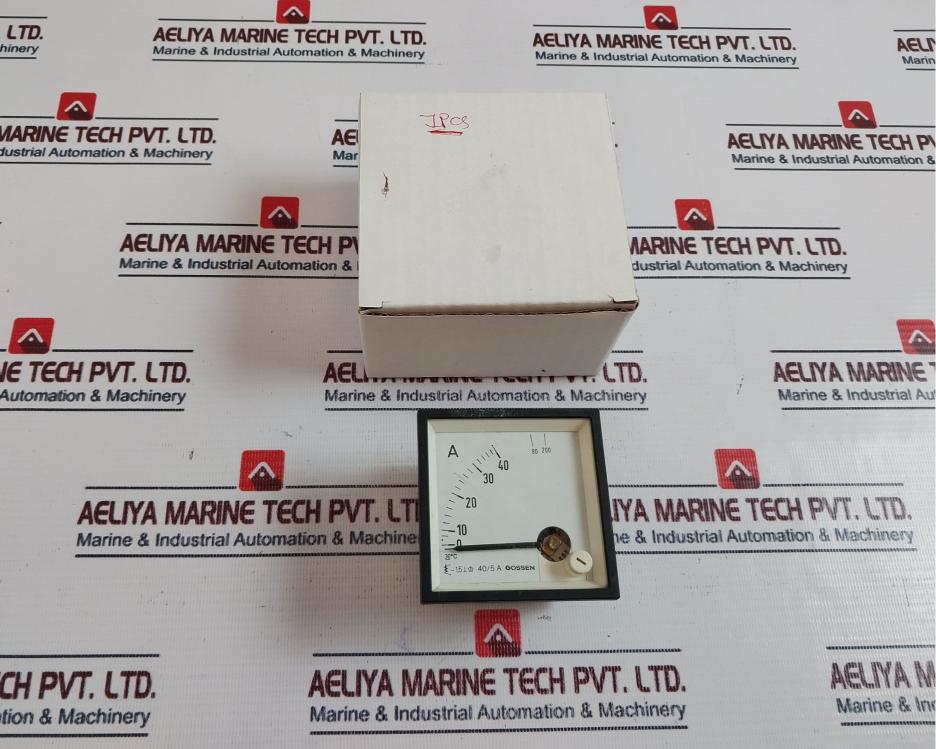 Gossen 40/5A Analog Ampere Meter 0-40/200 A