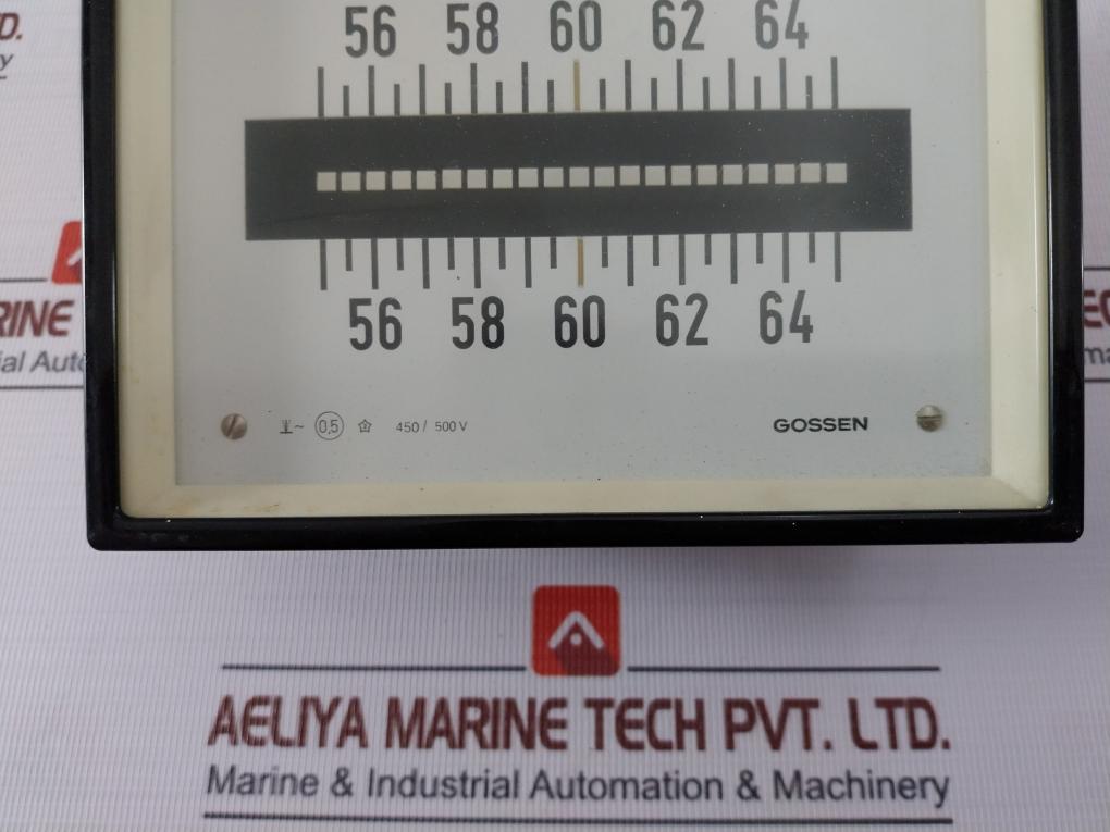 Gossen 450/500V Frequency Meter 56-64 Hz