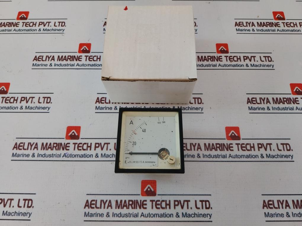 Gossen 50/5A Ammeter 0-50/250 A, 30°c