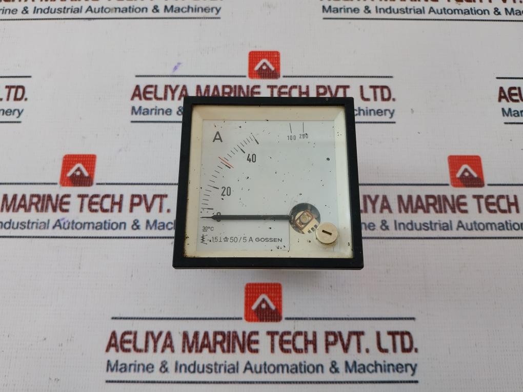 Gossen 50/5A Ammeter 0-50/250 A, 30°c