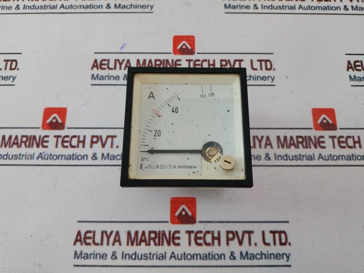 Gossen 50/5A Ammeter 0-50/250 A, 30°c