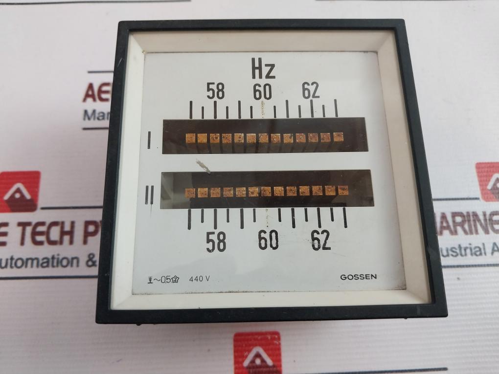 Gossen 58-62 Hz Analog Frequency Meter 440V