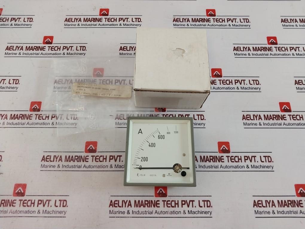 Gossen 0-600A Ammeter Instrument, 600/1A, Det-04073-10