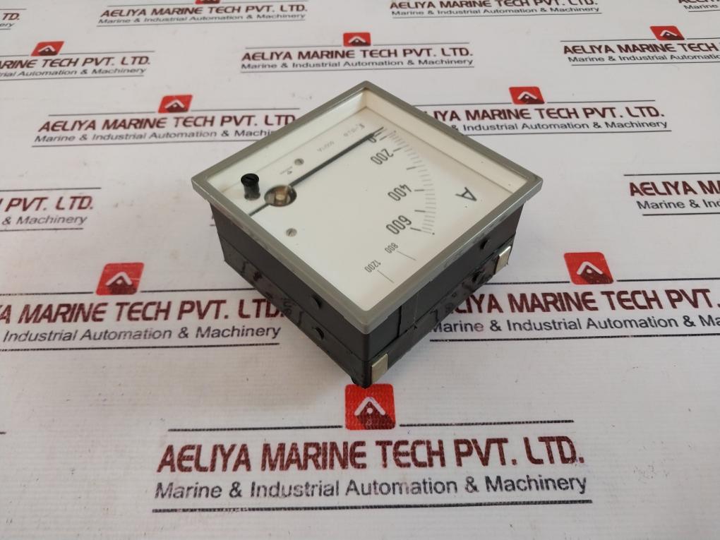 Gossen 0-600A Ammeter Instrument, 600/1A, Det-04073-10