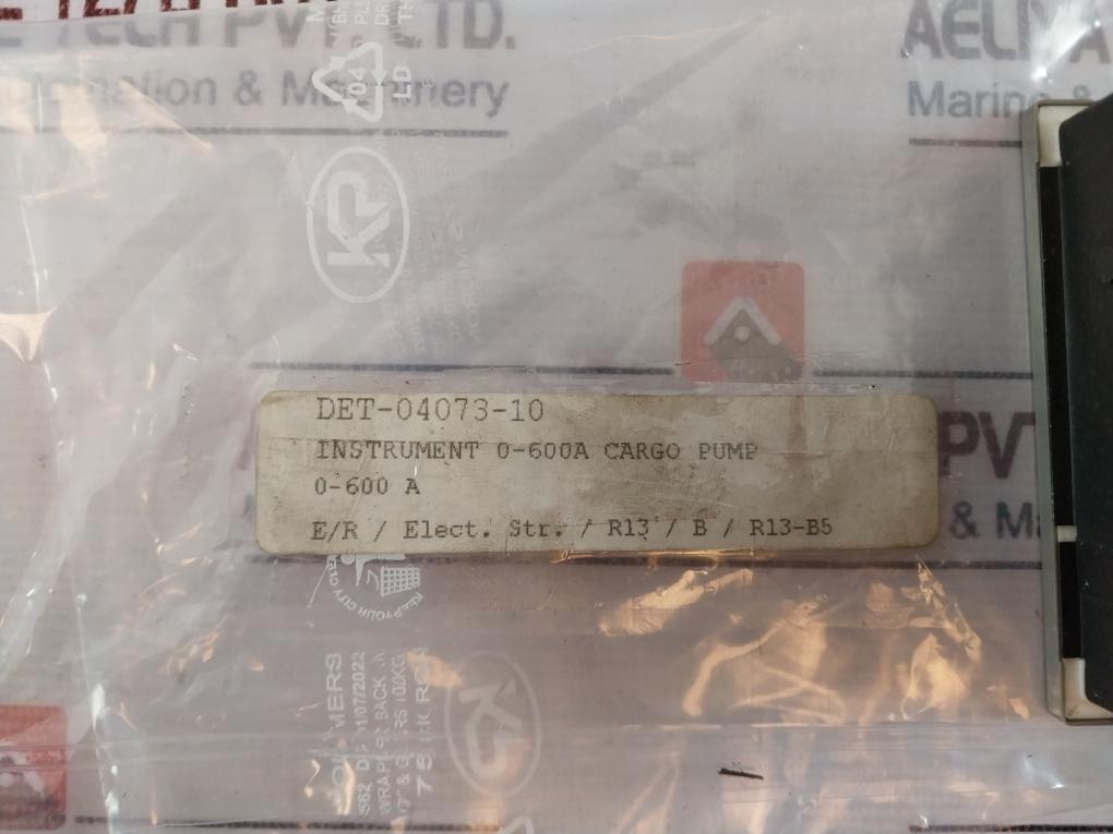 Gossen 0-600A Ammeter Instrument, 600/1A, Det-04073-10