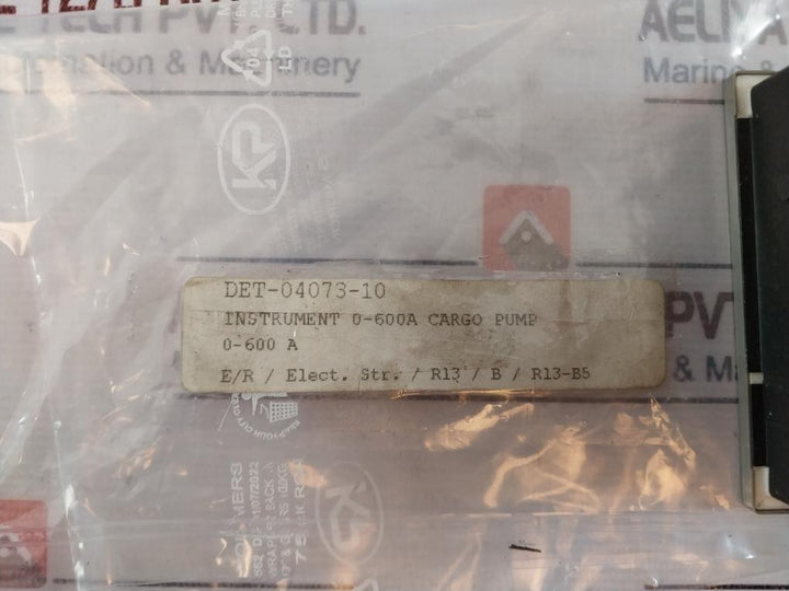 Gossen 0-600A Ammeter Instrument, 600/1A, Det-04073-10