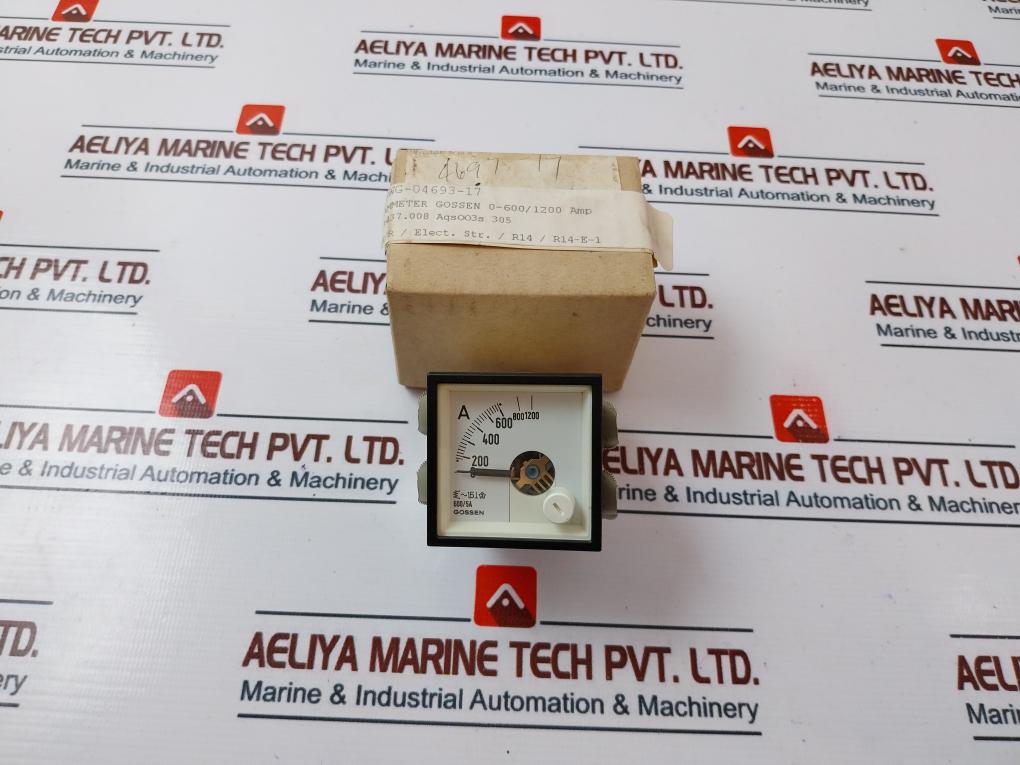 Gossen 600/5A Ammeter 0-600/1200 Amp