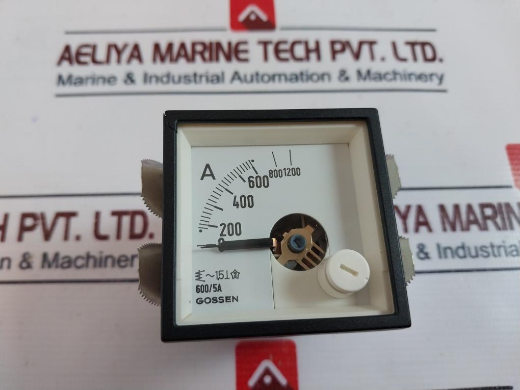 Gossen 600/5A Ammeter Metrawatt 39187