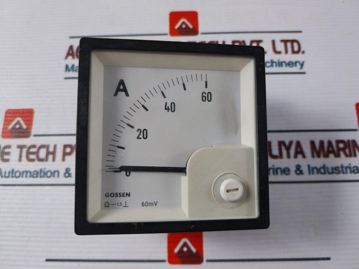 Gossen 60mV Ampere Meter 0-60A