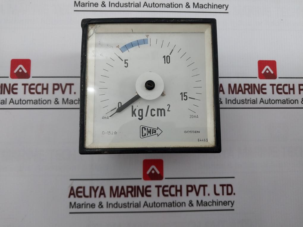 Gossen 6446S Analogue Pressure Gauge 0-15/16 Kg/Cm2 4-20 Ma
