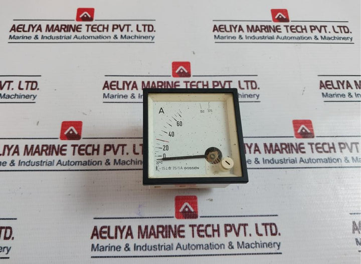 GOSSEN 75/5A Analog Ammeter