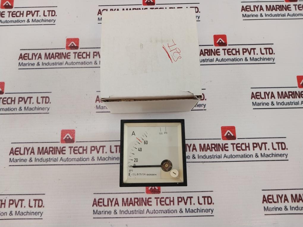 GOSSEN 75/5A Analog Panel Ammeter