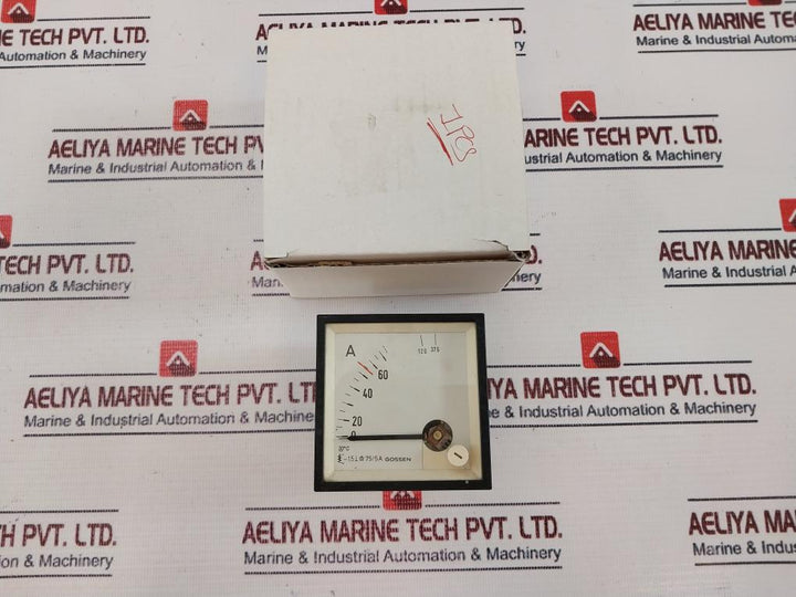 GOSSEN 75/5A Analog Panel Ammeter B2B 5A U5