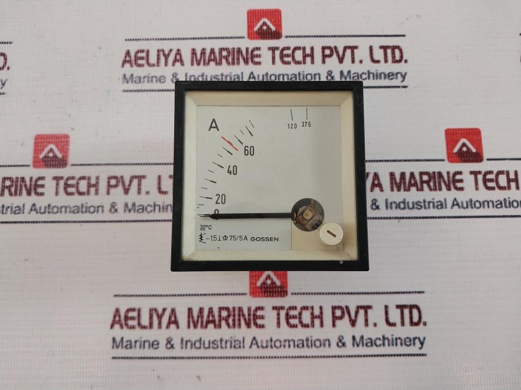 GOSSEN 75/5A Analog Panel Ammeter B2B 5A U5