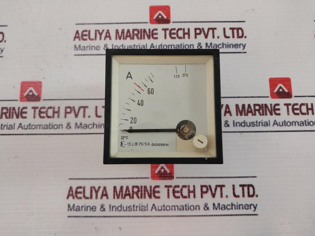 Gossen 75/5A Analog Panel Ammeter