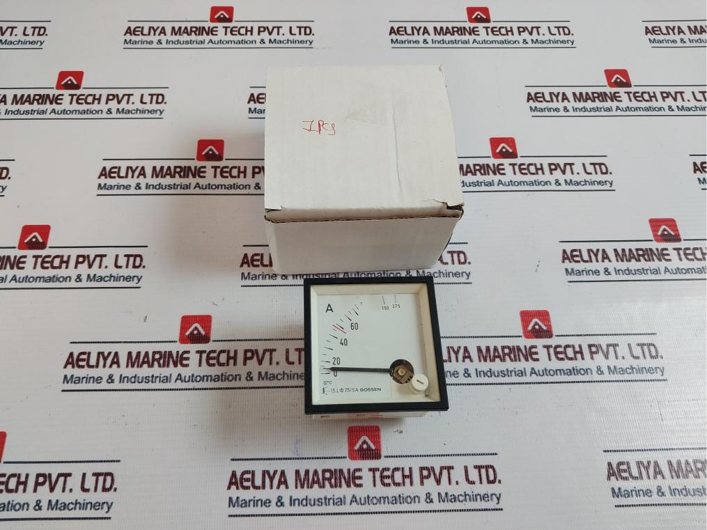 GOSSEN 75/5A Analog Panel Ammeter 0-75/375 A