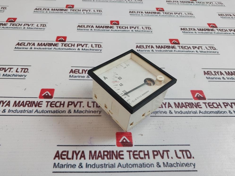 GOSSEN 75/5A Analog Panel Ammeter 0-75/375 A