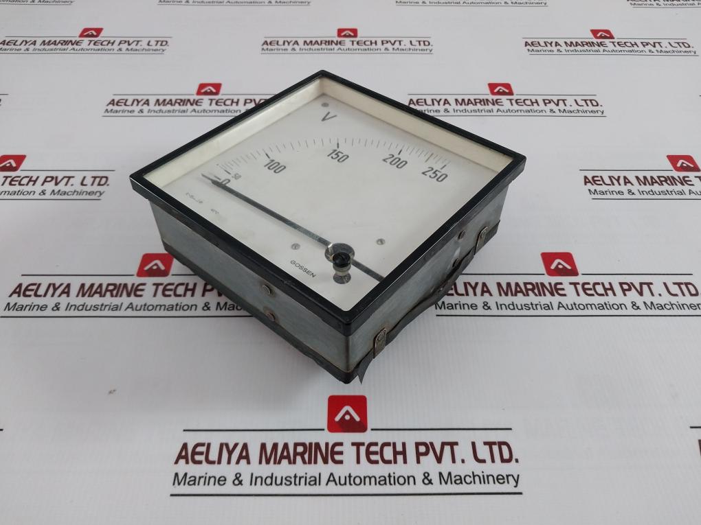 Gossen Analog Voltmeter 0-50/250V 45°C