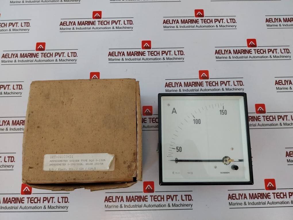 Gossen Aqs 150/5a Ampere Meter 0-150a