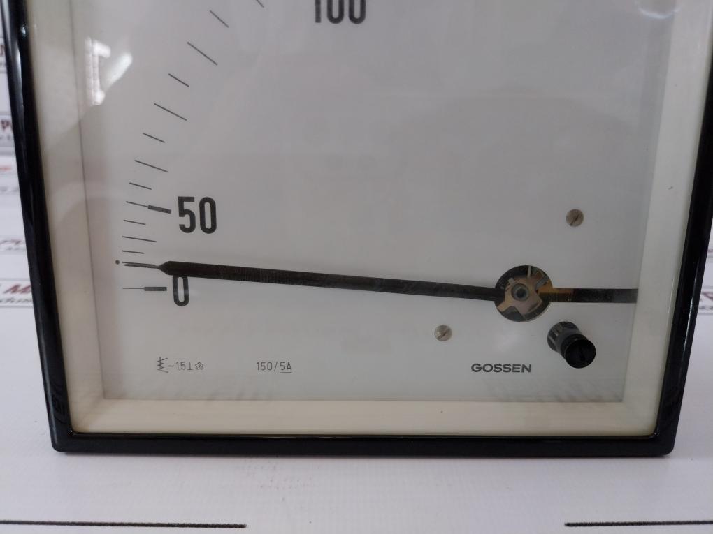 Gossen Aqs 150/5a Ampere Meter 0-150a