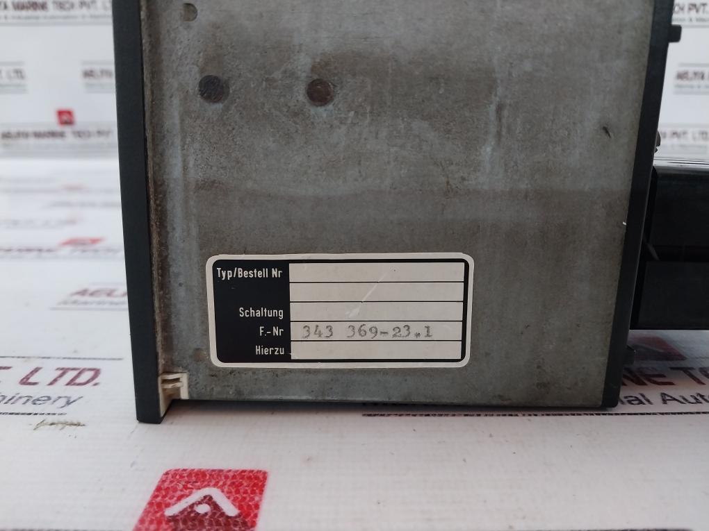 Gossen F.-nr: 343 369-23.1 Electrical Equipment Wattmeter 440v