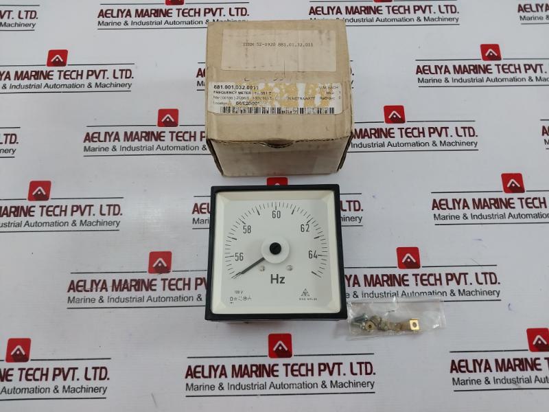 Gossen Metrawatt Frequency Meter Wrl96 55-65 Hz 100V