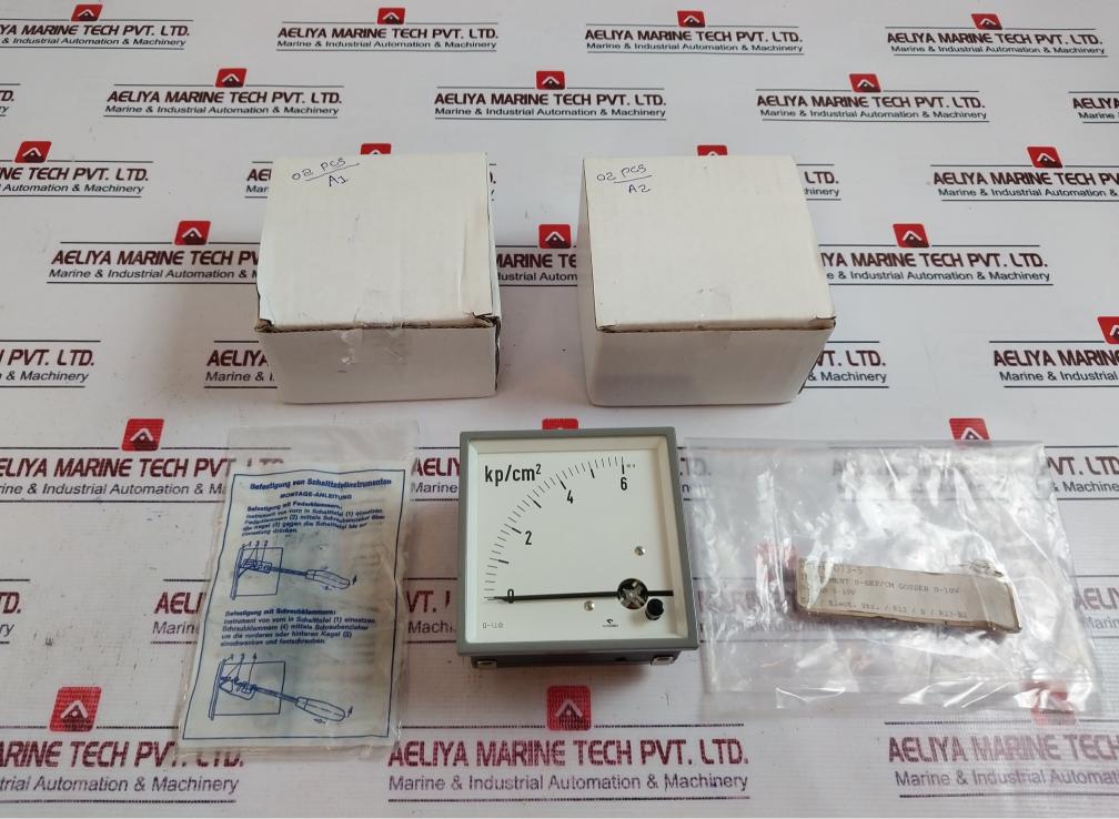 Gossen 0-6 Kp/Cm2 Pressure Instrument 10V/0-10V Det-04073-5