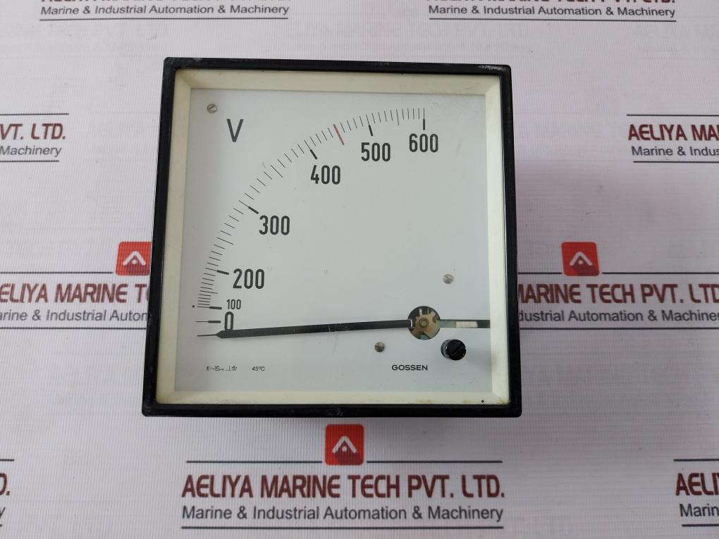 Gossen Voltmeter 0-600V 45˚C
