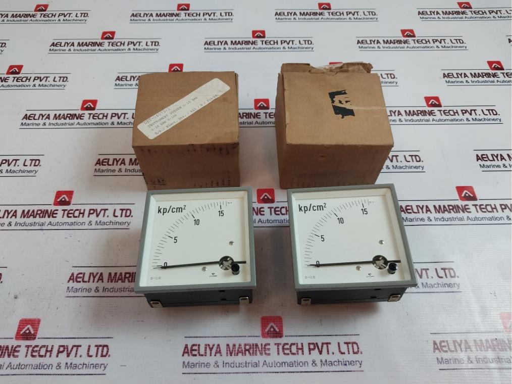 Gossen 0-15 Kp/cm2 Panel Meter 264085/01 10v/0-10v