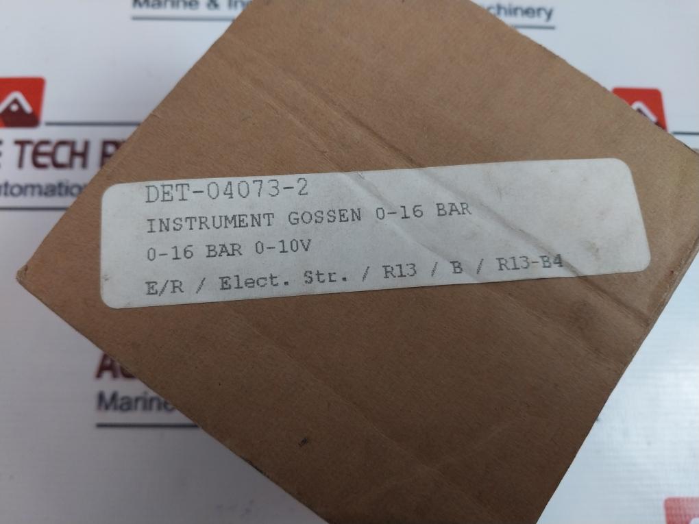 Gossen 0-15 Kp/cm2 Panel Meter 264085/01 10v/0-10v