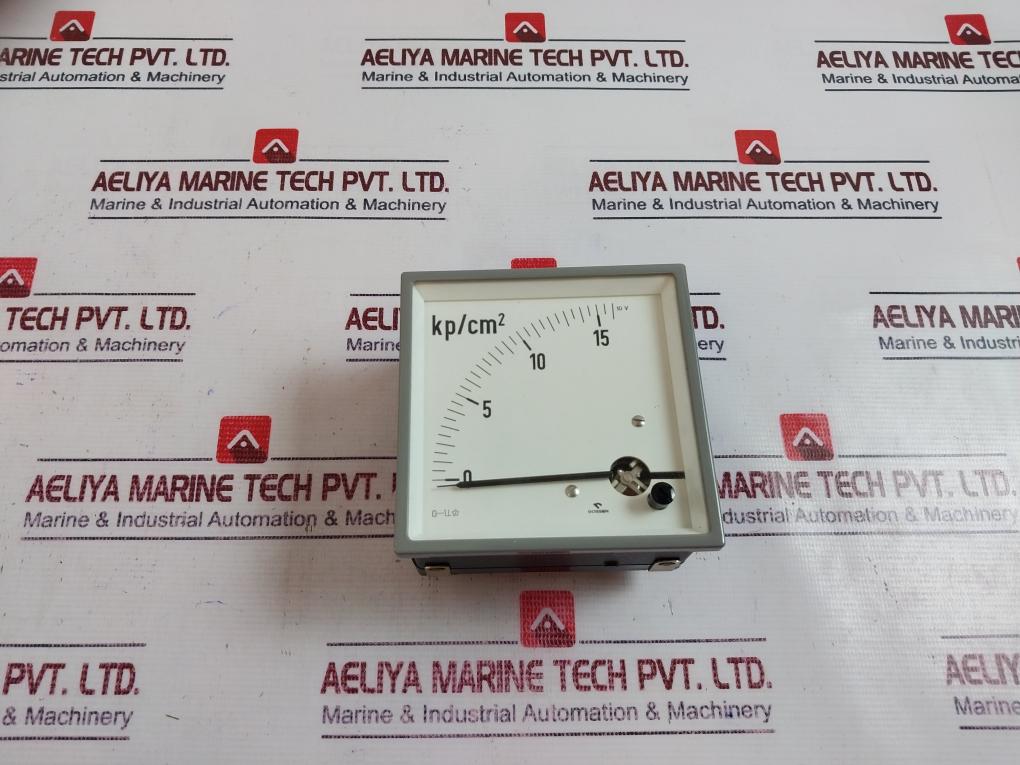 Gossen 0-15 Kp/cm2 Panel Meter 264085/01 10v/0-10v