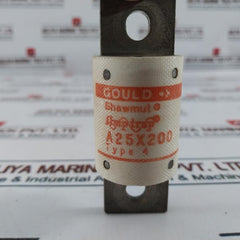 Gould Shawmut A25X200 Fuse 200 Amp 250V Ac