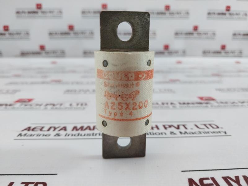 Gould Shawmut A25x200 Amp-trap Semiconductor Fuse Type 4