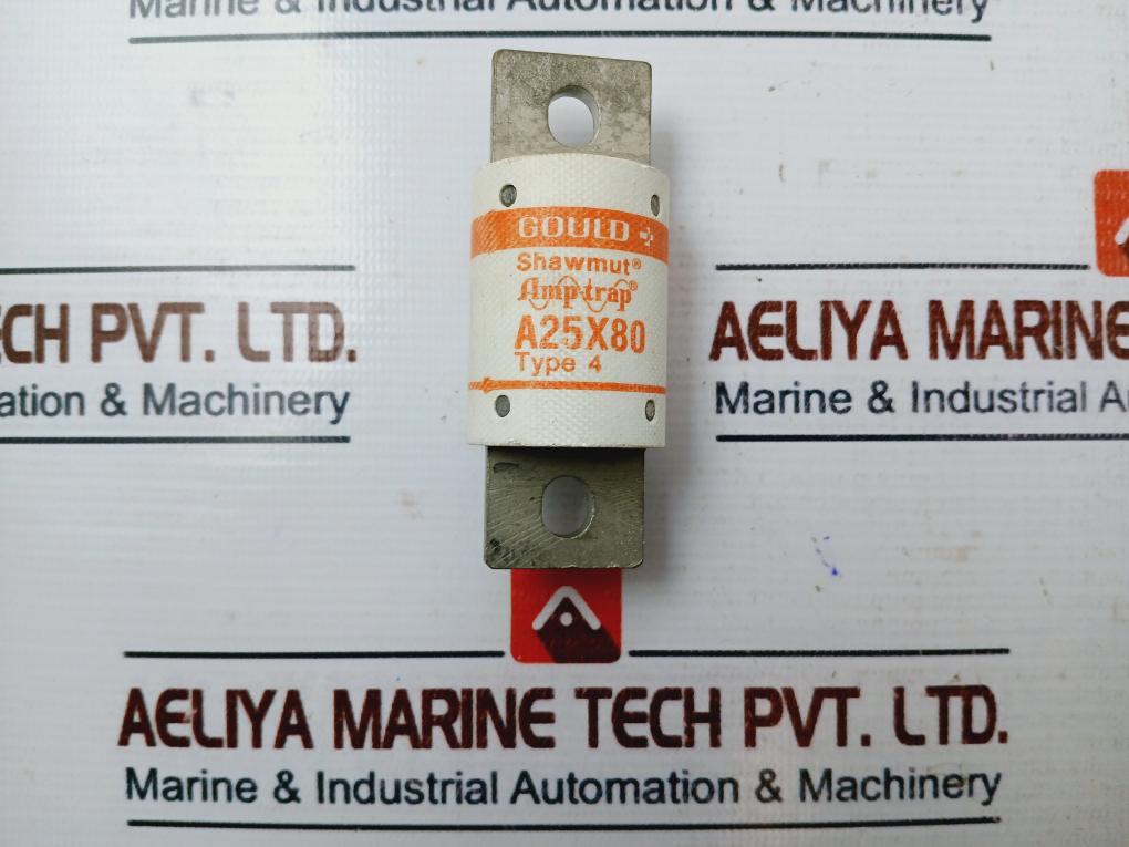 GOULD SHAWMUT A25X80 Amp-trap Fuse 250 VAC 80 AMPS