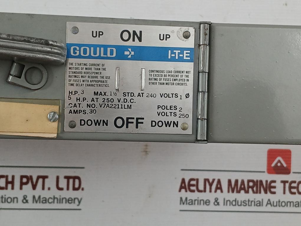 Gould V7A2211Lm Clampmatic Vacu-break Panel Board Switch