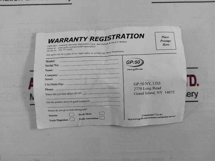 Gp:50 311Brb6-a112 Pressure Transducer 0-150Psi 3.96Ma M85049 As138-14B
