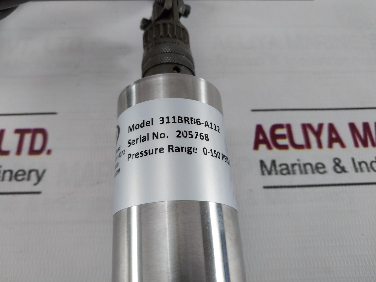 Gp:50 311Brb6-a112 Pressure Transducer 0-150Psi 3.96Ma M85049 As138-14B