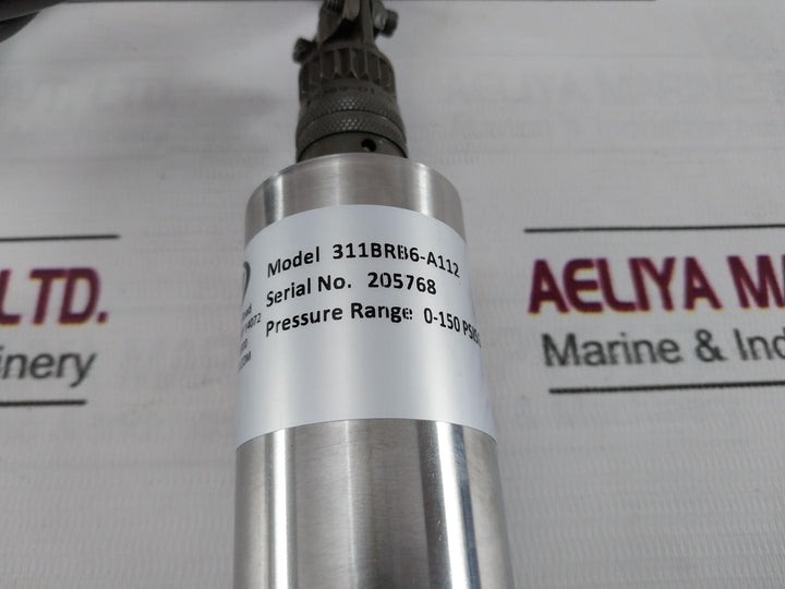Gp:50 311Brb6-a112 Pressure Transducer 0-150Psi 3.96Ma M85049 As138-14B