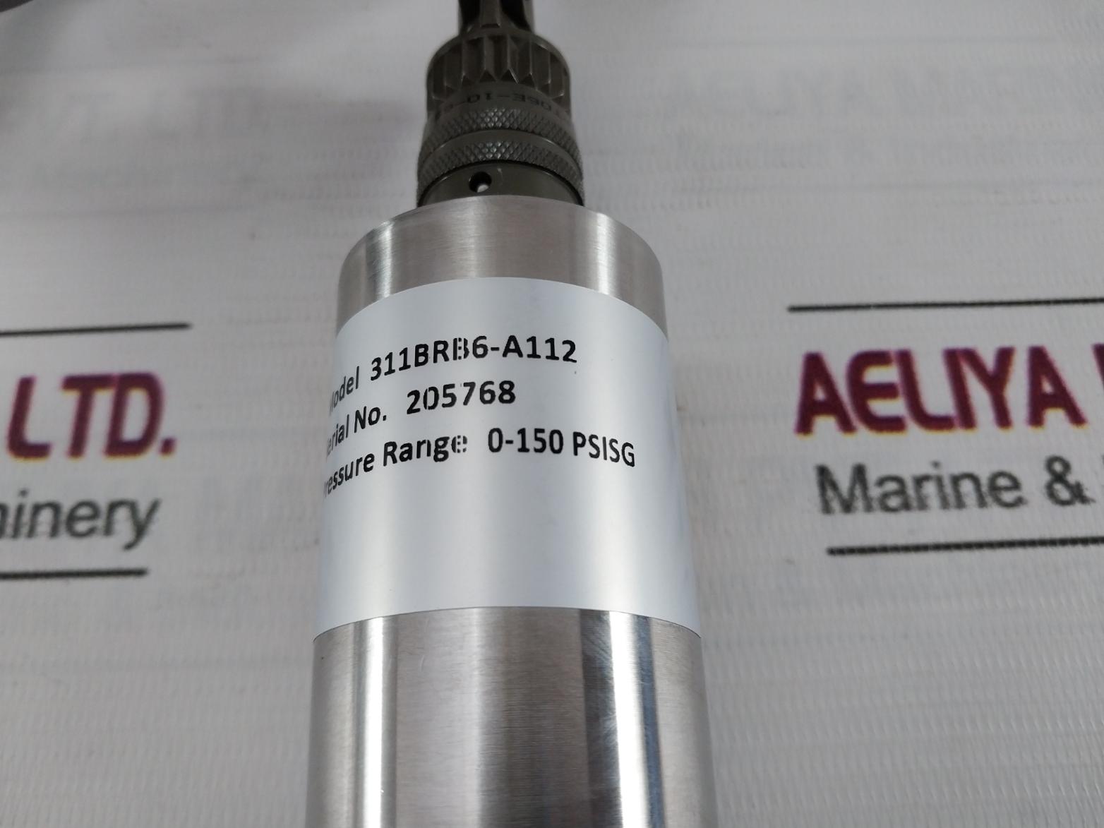 Gp:50 311Brb6-a112 Pressure Transducer 0-150Psi 3.96Ma M85049 As138-14B